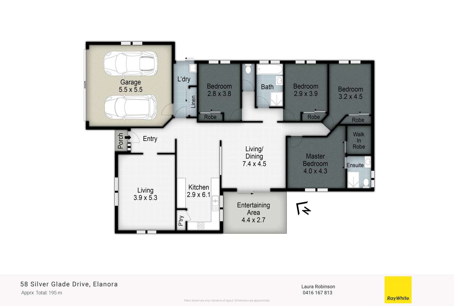 Floorplan of Homely house listing, 58 Silver Glade Drive, Elanora QLD 4221