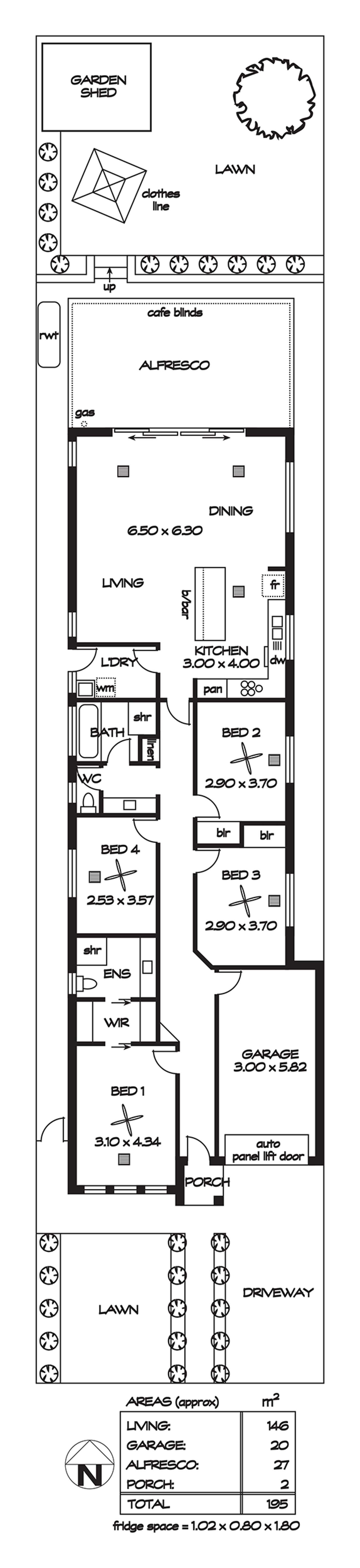 Floorplan of Homely house listing, 9 The Parade, Holden Hill SA 5088