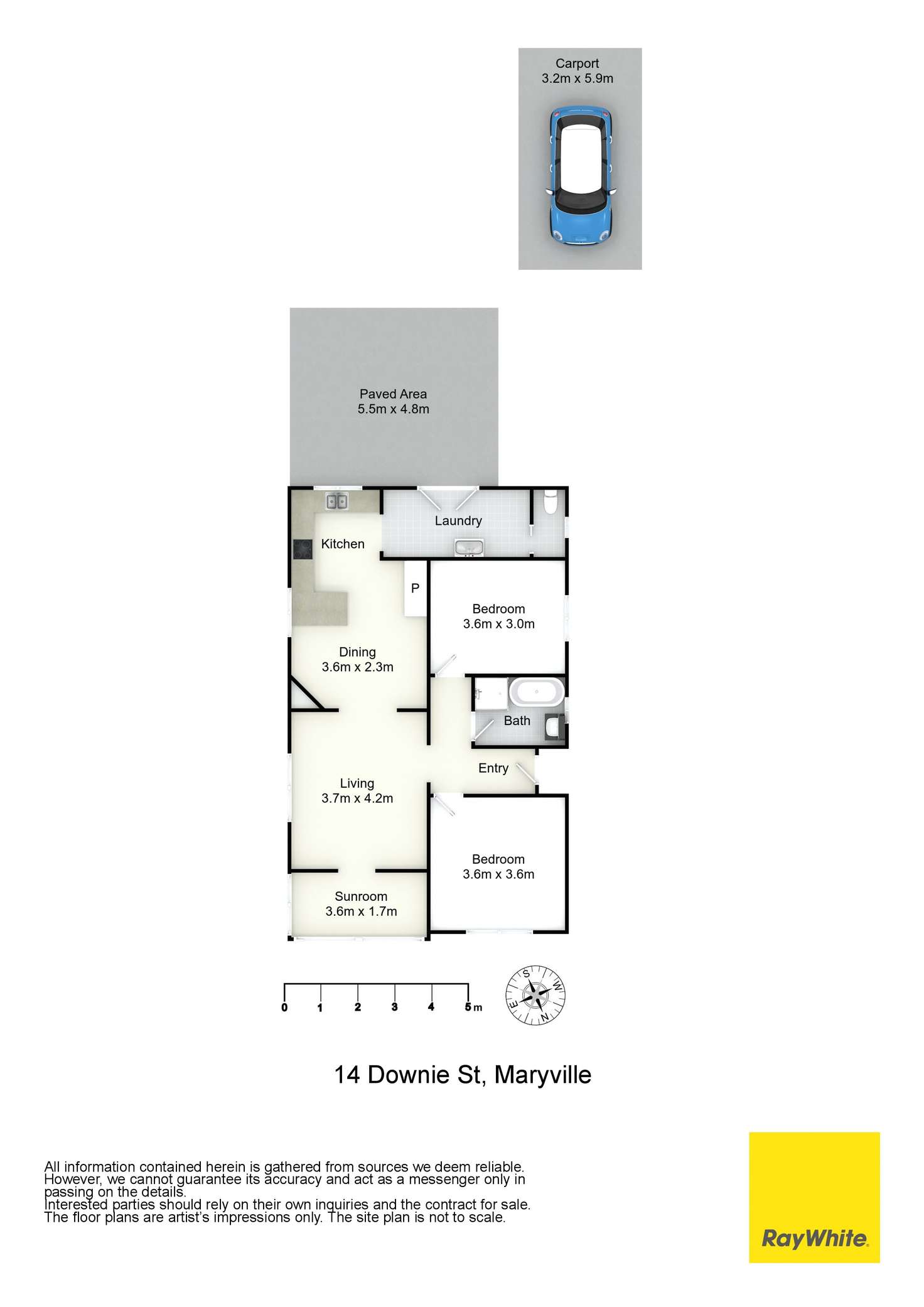 Floorplan of Homely house listing, 14 Downie Street, Maryville NSW 2293