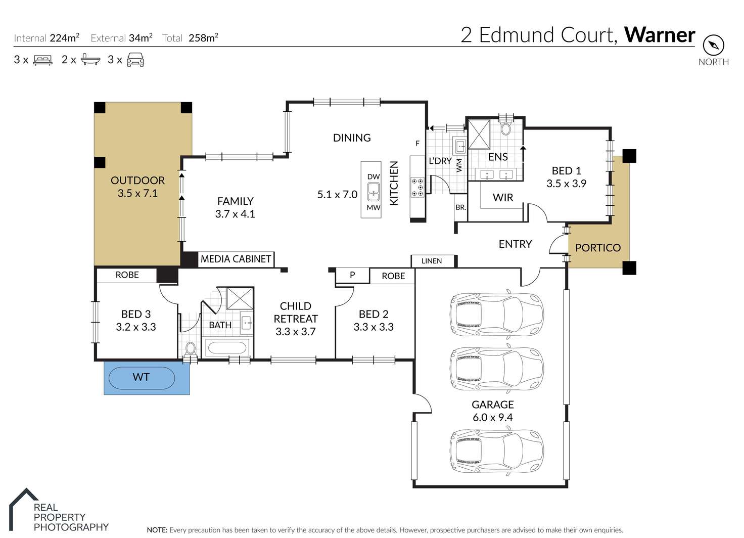 Floorplan of Homely house listing, 2 Edmund Court, Warner QLD 4500