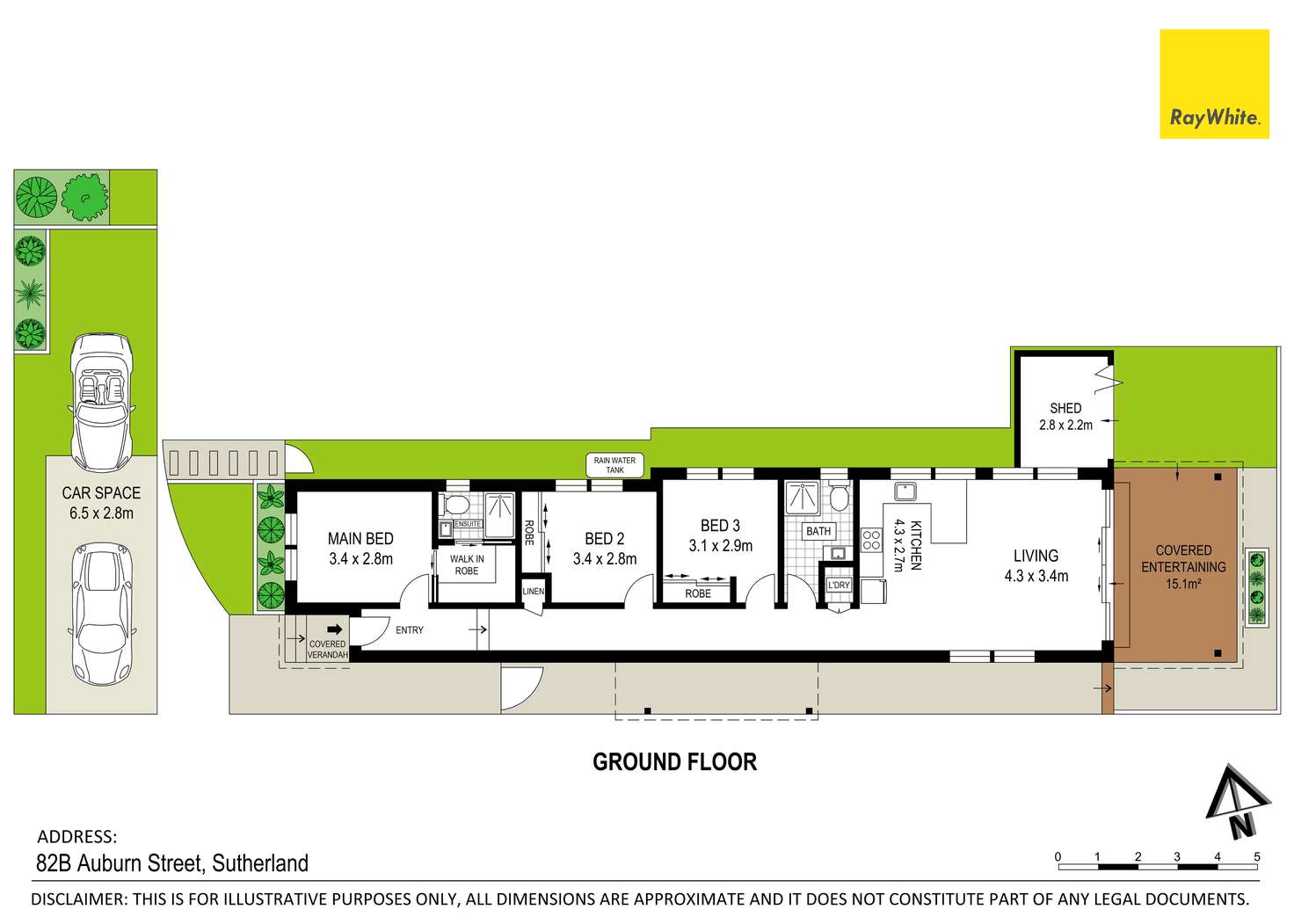 Floorplan of Homely house listing, 82b Auburn Street, Sutherland NSW 2232