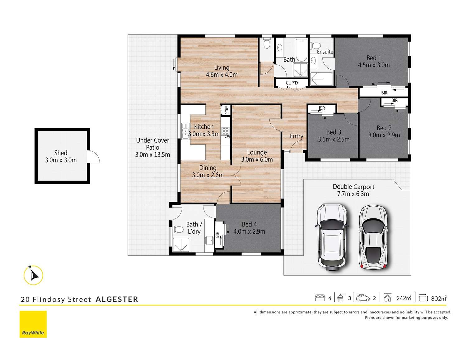 Floorplan of Homely house listing, 20 Flindosy Street, Algester QLD 4115