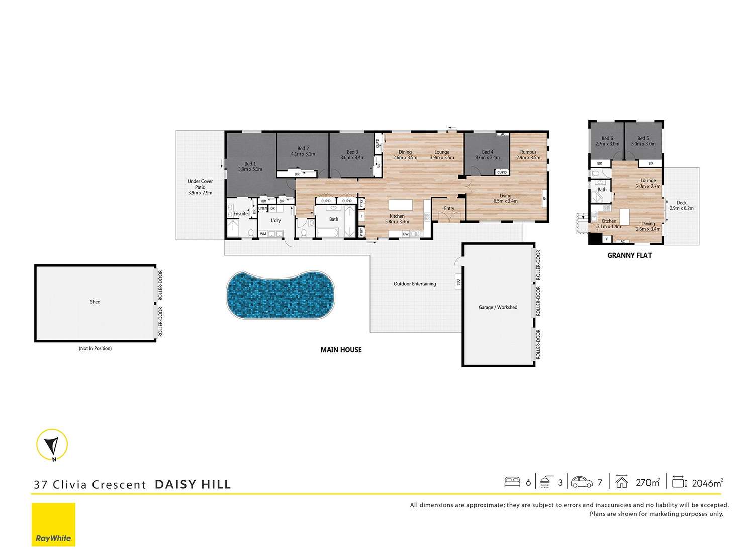 Floorplan of Homely house listing, 37 Clivia Crescent, Daisy Hill QLD 4127