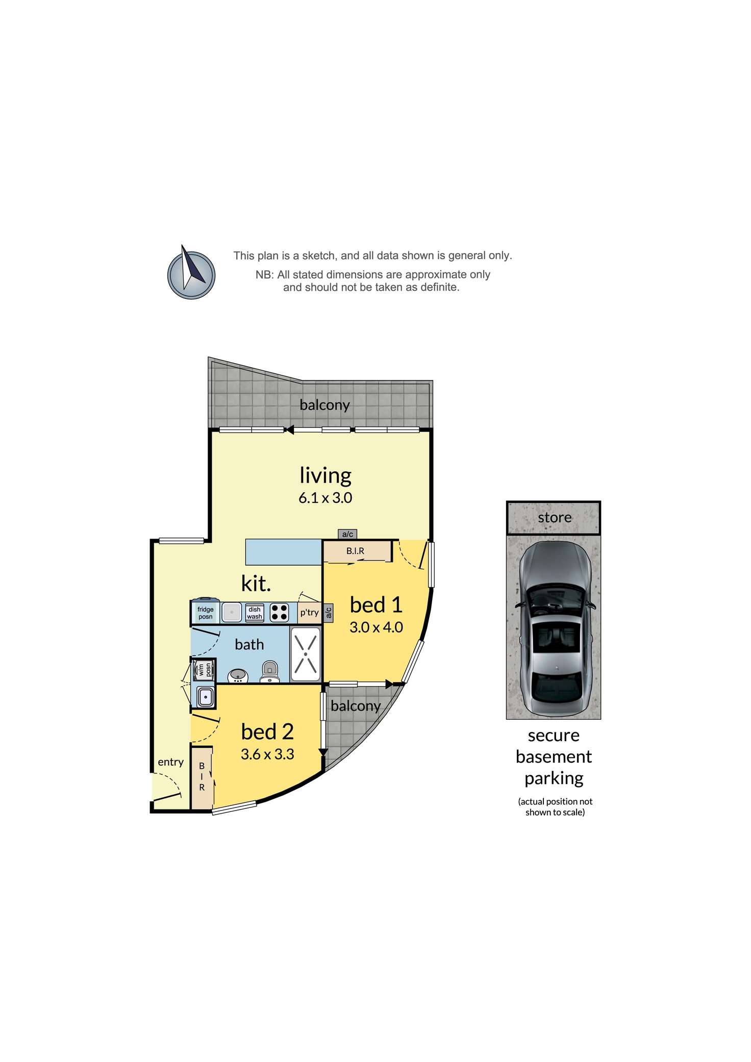 Floorplan of Homely apartment listing, 105/42A Nelson Street, Ringwood VIC 3134