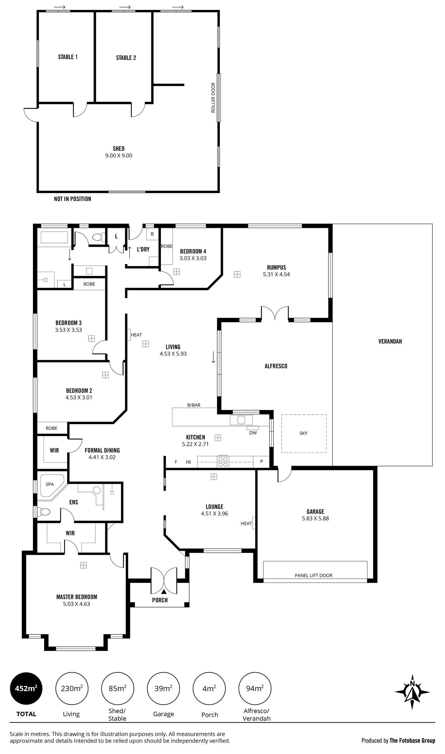 Floorplan of Homely house listing, 6 Wasleys Road, Wasleys SA 5400