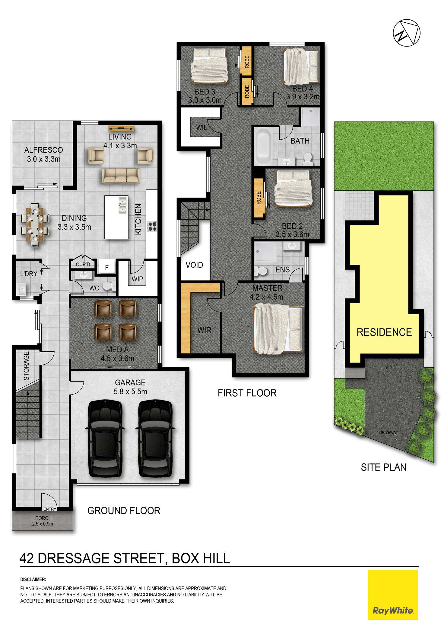 Floorplan of Homely house listing, 42 Dressage Street, Box Hill NSW 2765