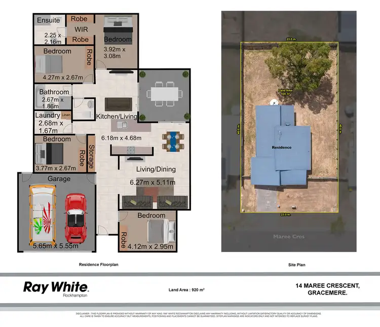 Floorplan of Homely house listing, 14 Maree Crescent, Gracemere QLD 4702