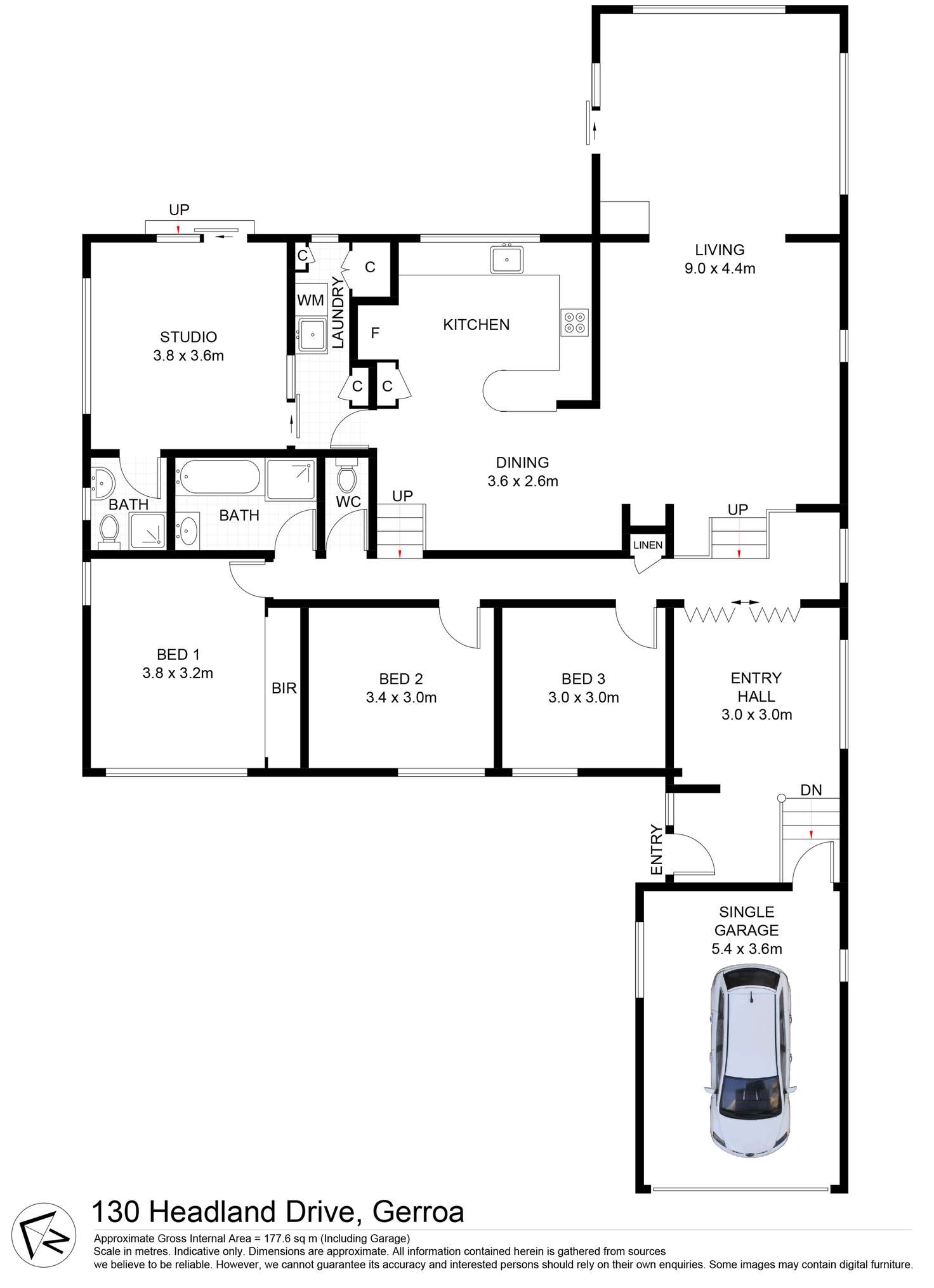 Floorplan of Homely house listing, 130 Headland Drive, Gerroa NSW 2534