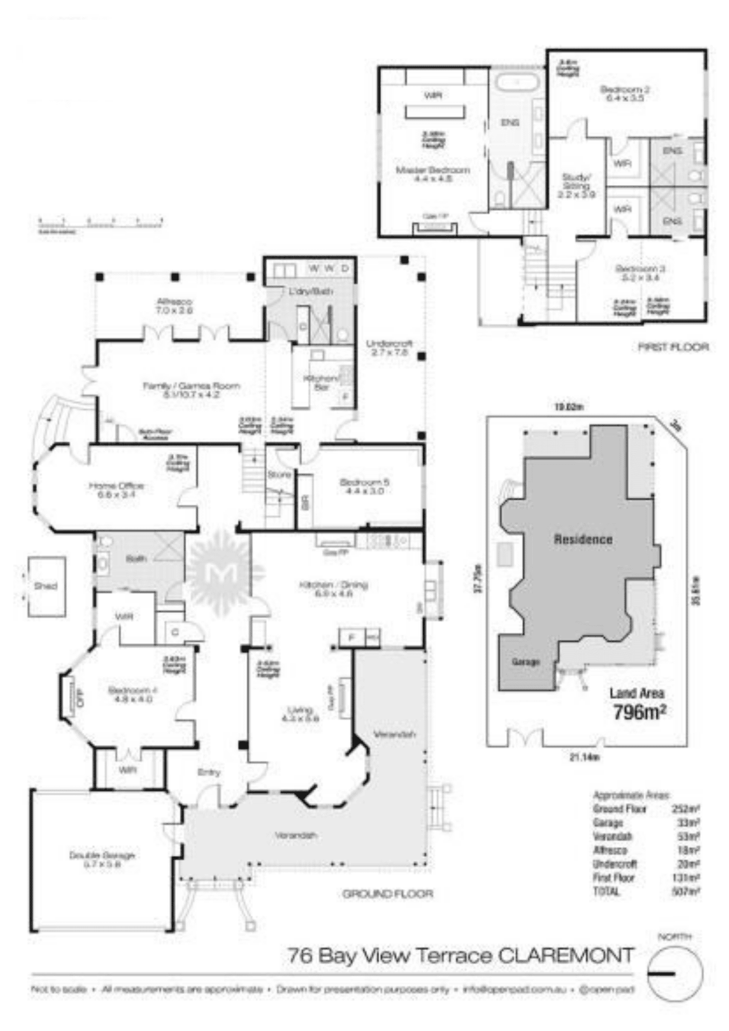 Floorplan of Homely house listing, 76 Bayview Terrace, Claremont WA 6010