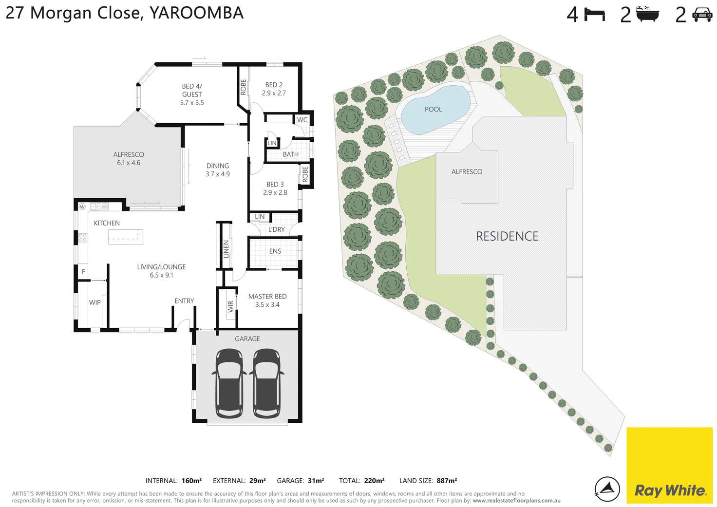 Floorplan of Homely house listing, 27 Morgan Close, Yaroomba QLD 4573