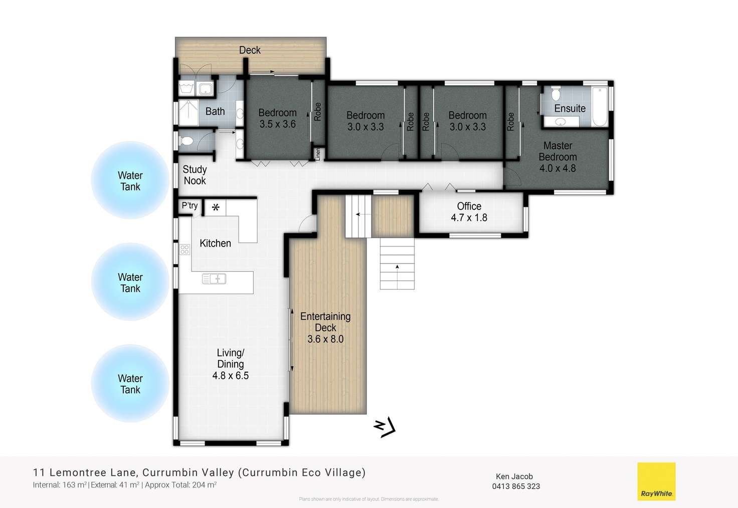 Floorplan of Homely house listing, 11 Lemontree Lane, Currumbin Valley QLD 4223
