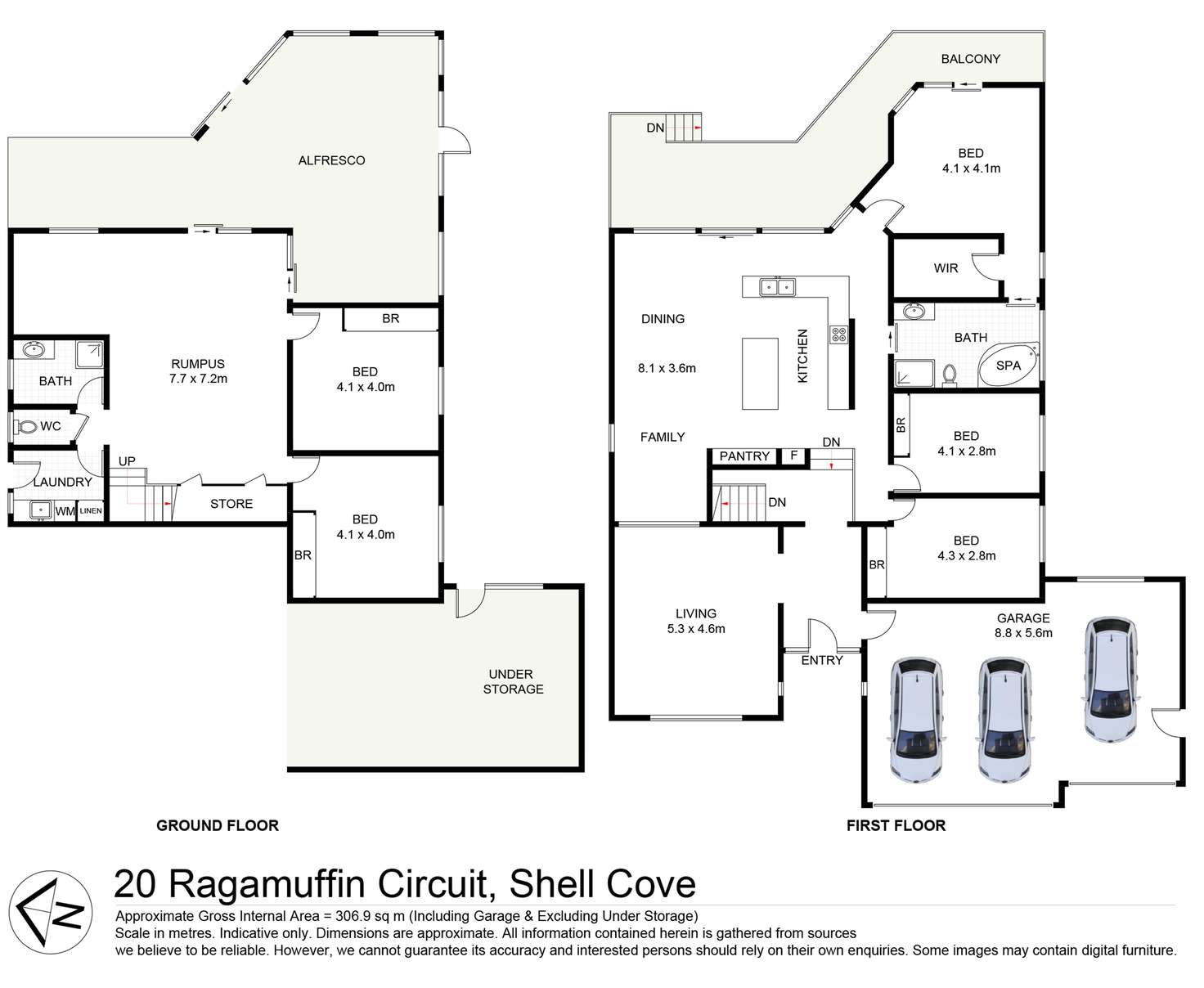 Floorplan of Homely house listing, 20 Ragamuffin Circuit, Shell Cove NSW 2529