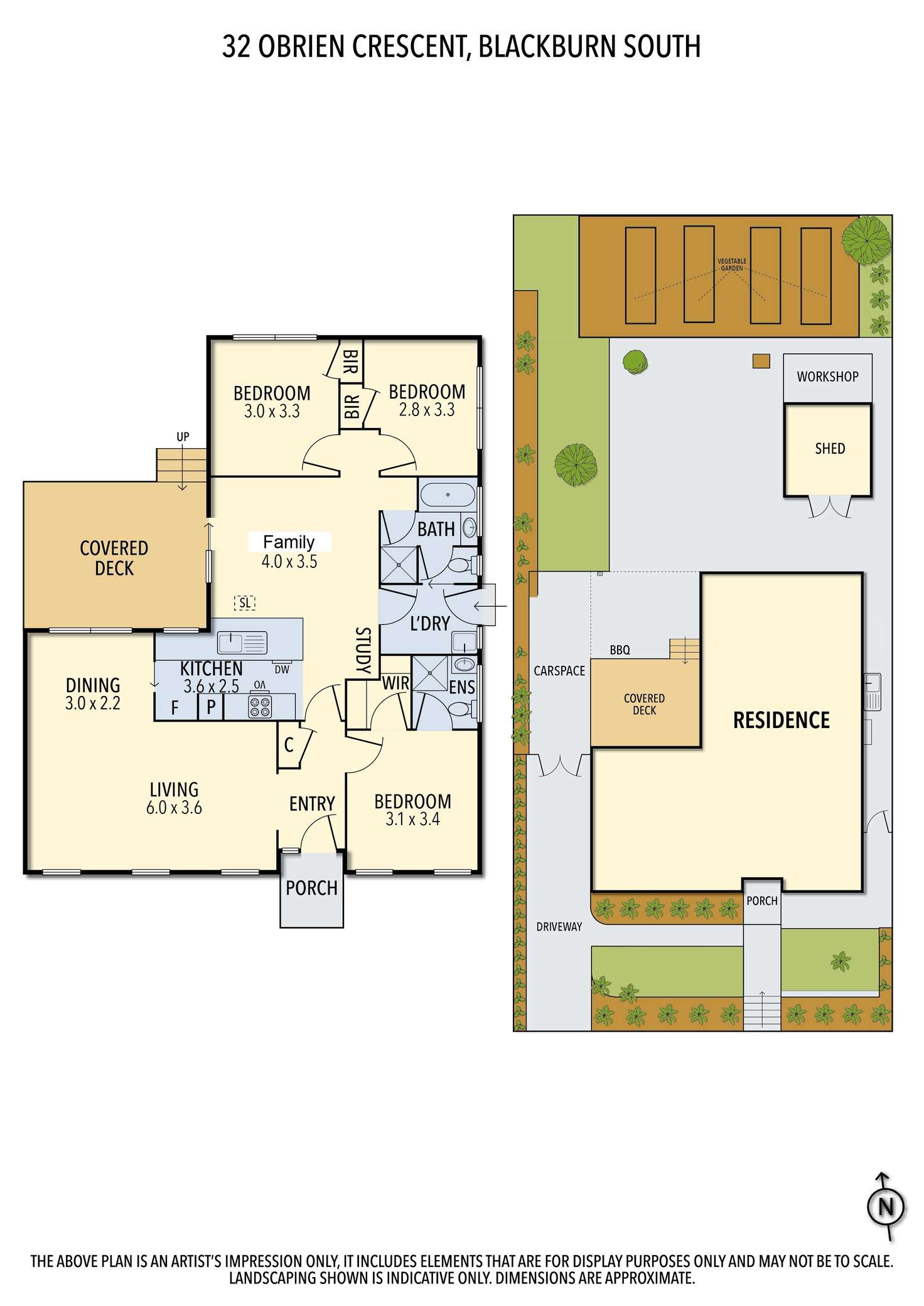 Floorplan of Homely house listing, 32 Obrien Crescent, Blackburn South VIC 3130