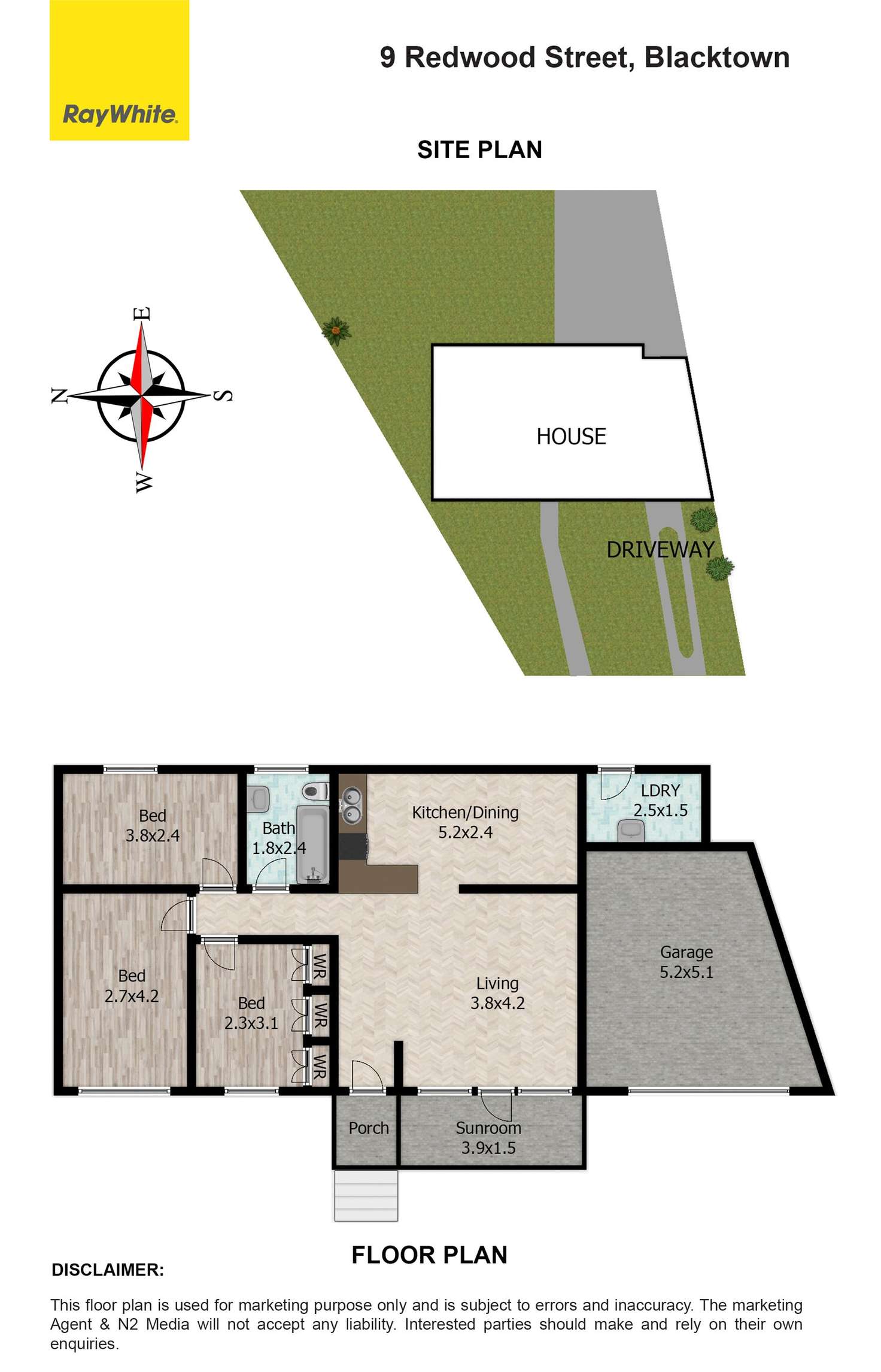 Floorplan of Homely house listing, 9 Redwood Street, Blacktown NSW 2148