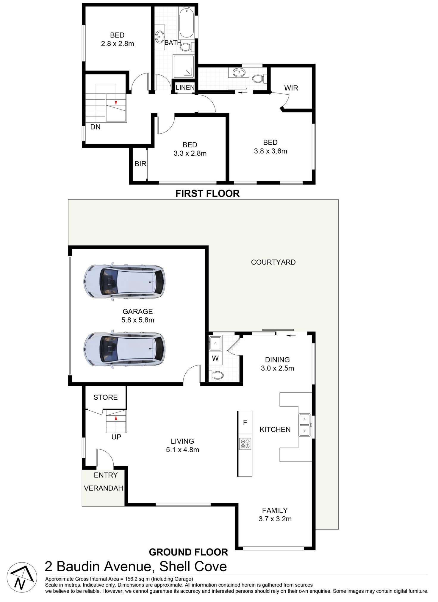 Floorplan of Homely house listing, 2 Baudin Avenue, Shell Cove NSW 2529