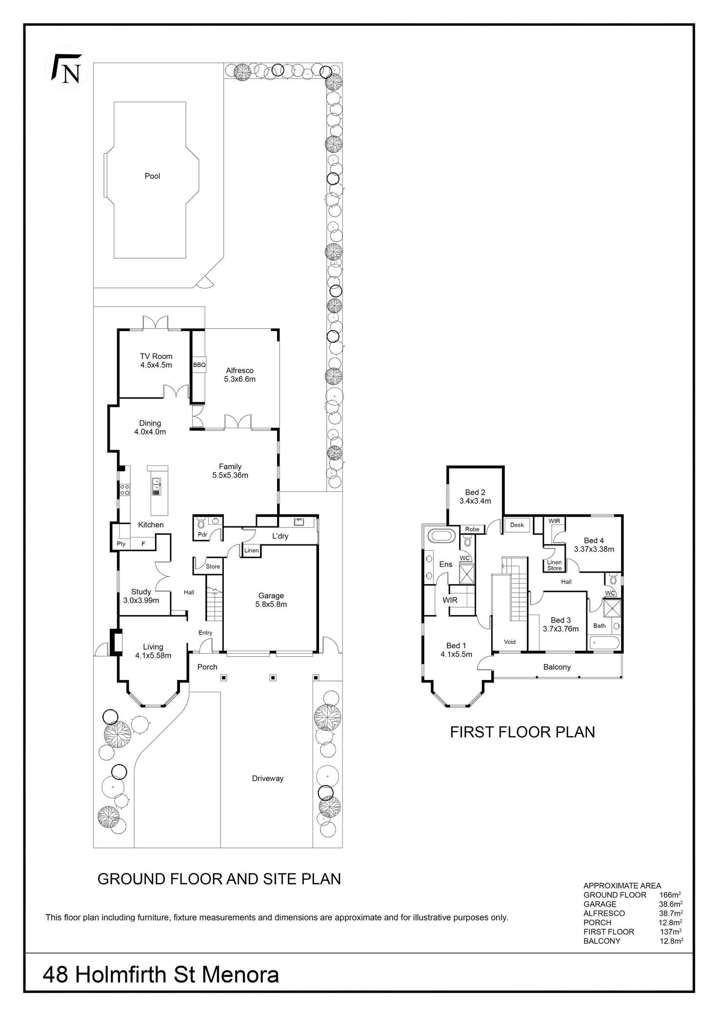 Floorplan of Homely house listing, 48 Holmfirth Street, Menora WA 6050