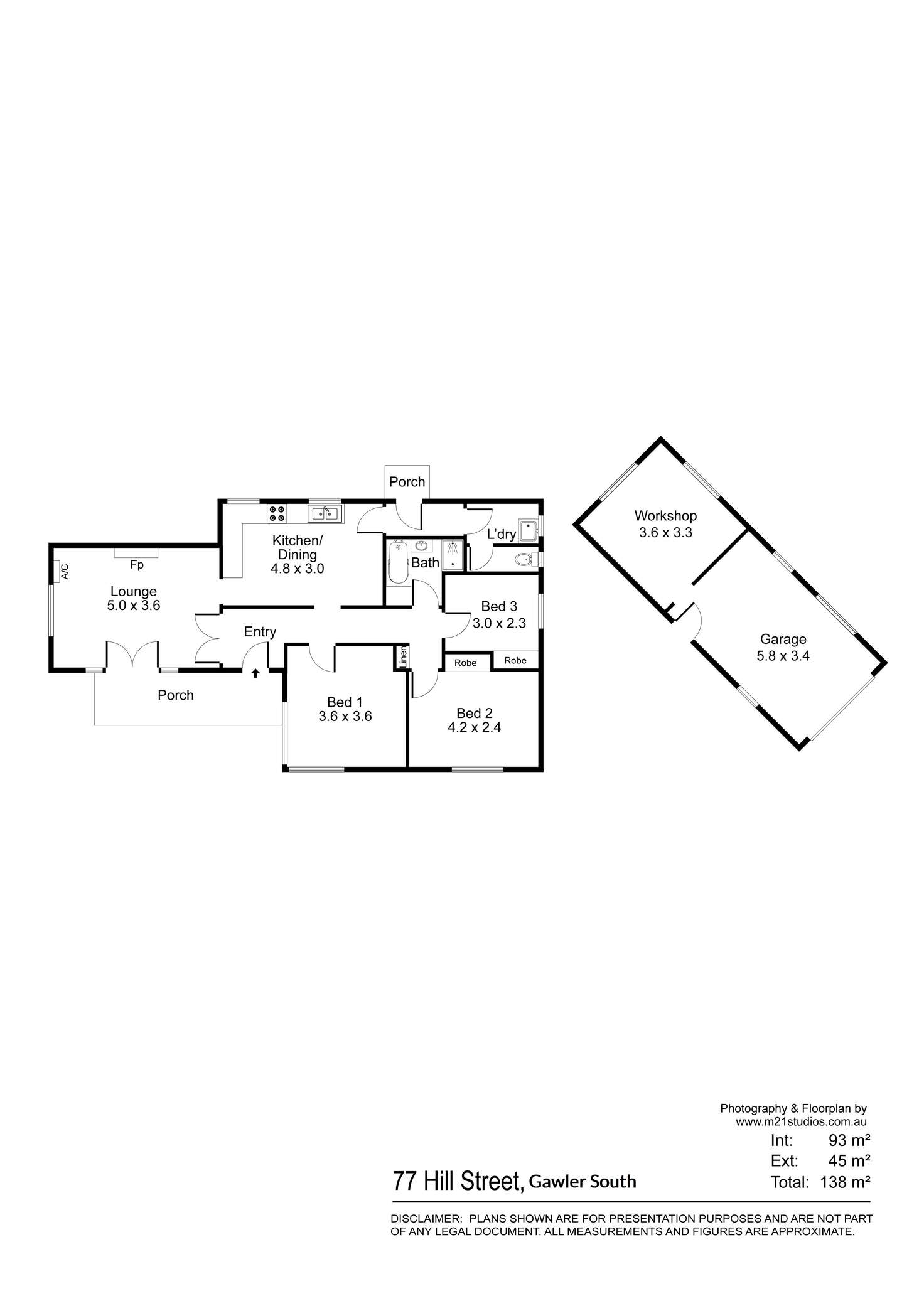 Floorplan of Homely house listing, 77 Hill Street, Gawler South SA 5118