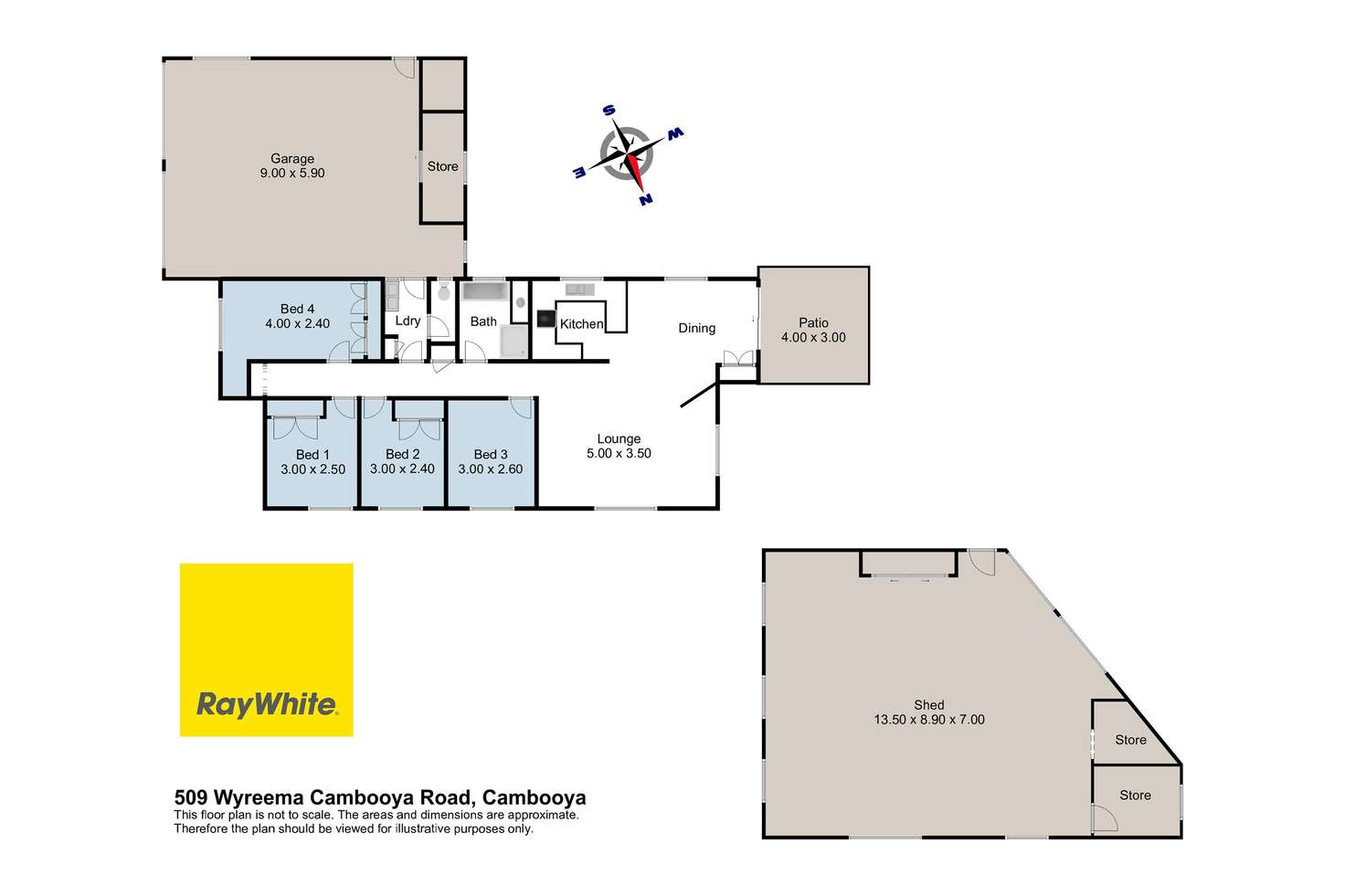 Floorplan of Homely house listing, 509 Wyreema Cambooya Road, Cambooya QLD 4358