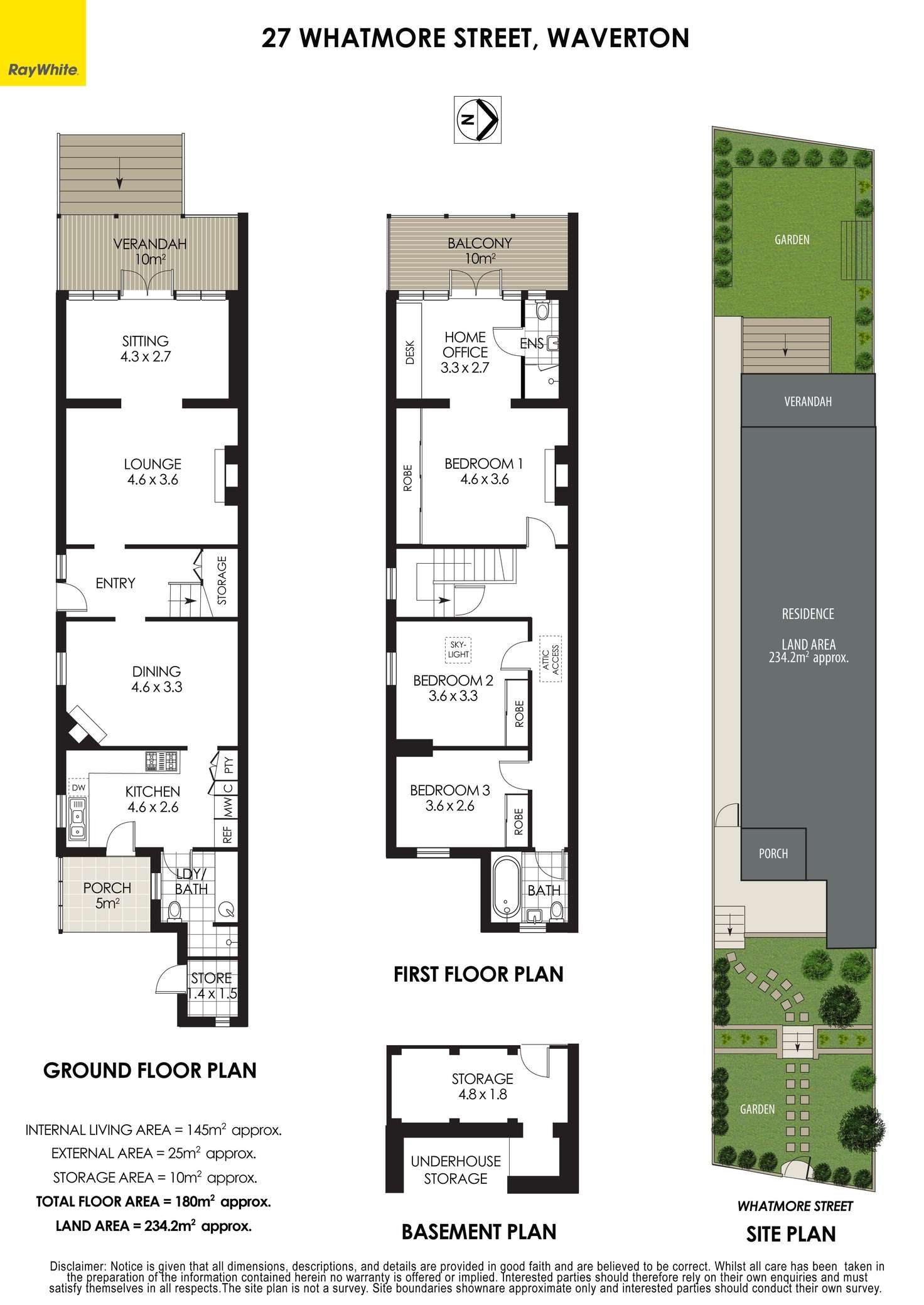 Floorplan of Homely house listing, 27 Whatmore Street, Waverton NSW 2060