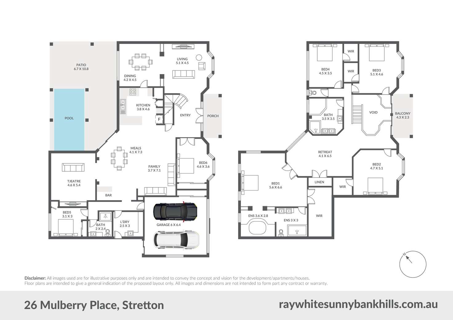 Floorplan of Homely house listing, 26 Mulberry Place, Stretton QLD 4116