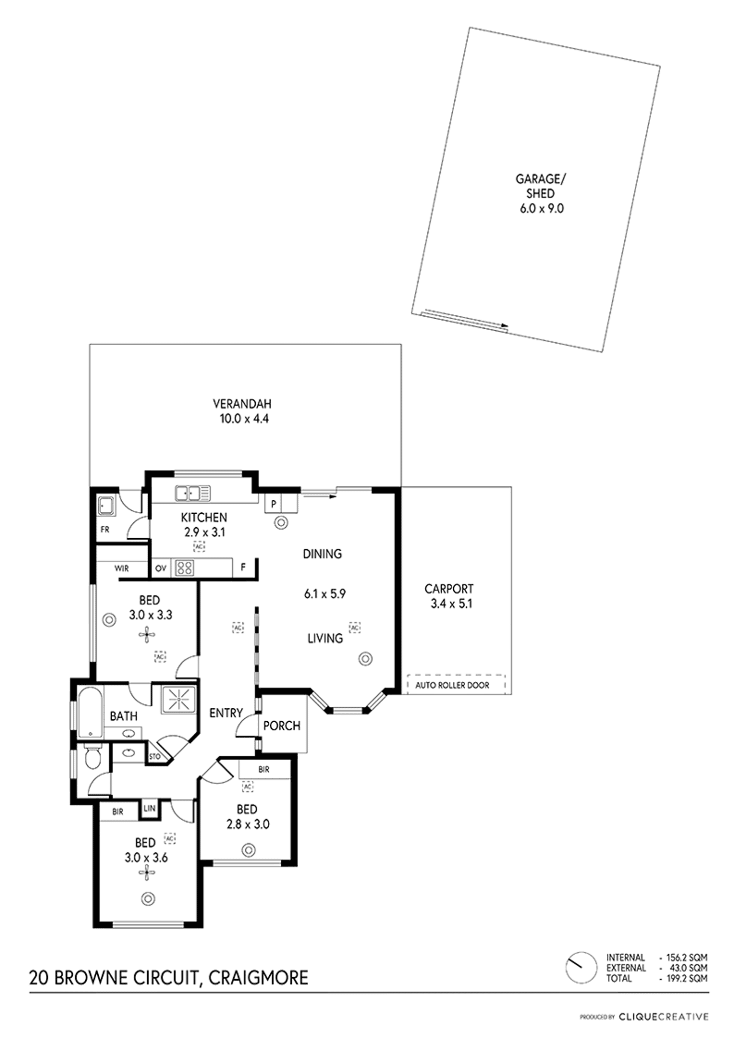 Floorplan of Homely house listing, 20 Browne Circuit, Craigmore SA 5114