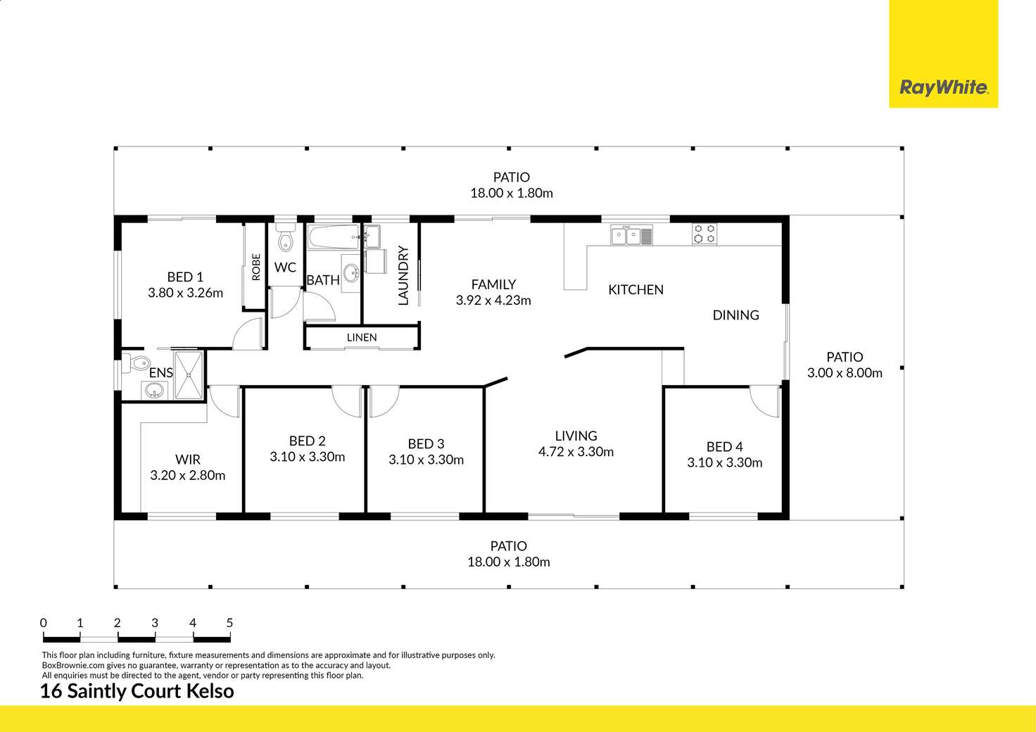Floorplan of Homely house listing, 16 Saintly Court, Kelso QLD 4815