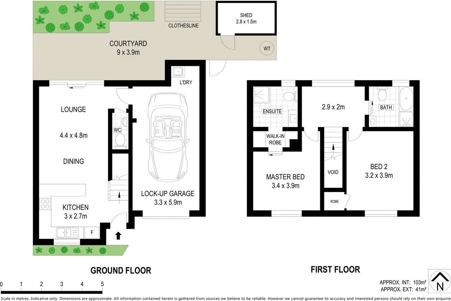 Floorplan of Homely house listing, 5/36 Cameron Road, Queanbeyan NSW 2620