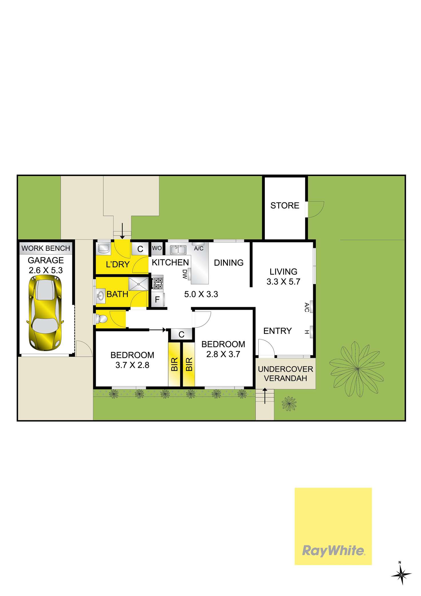 Floorplan of Homely unit listing, 3/31 Stork Avenue, Belmont VIC 3216