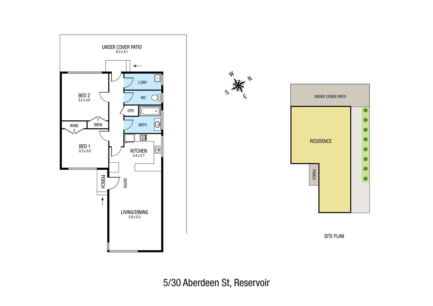 Floorplan of Homely unit listing, 5/30 Aberdeen Street, Reservoir VIC 3073