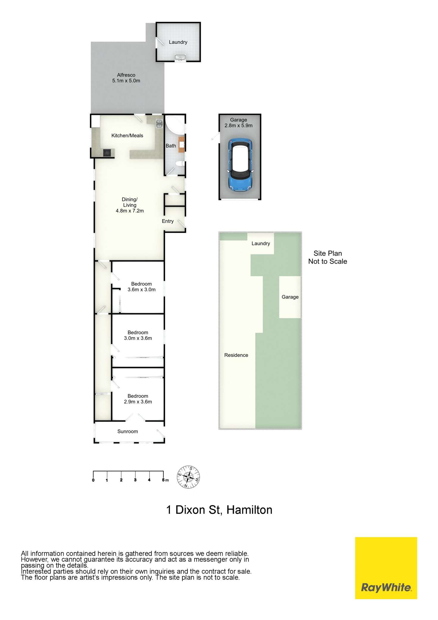 Floorplan of Homely house listing, 1 Dixon Street, Hamilton NSW 2303