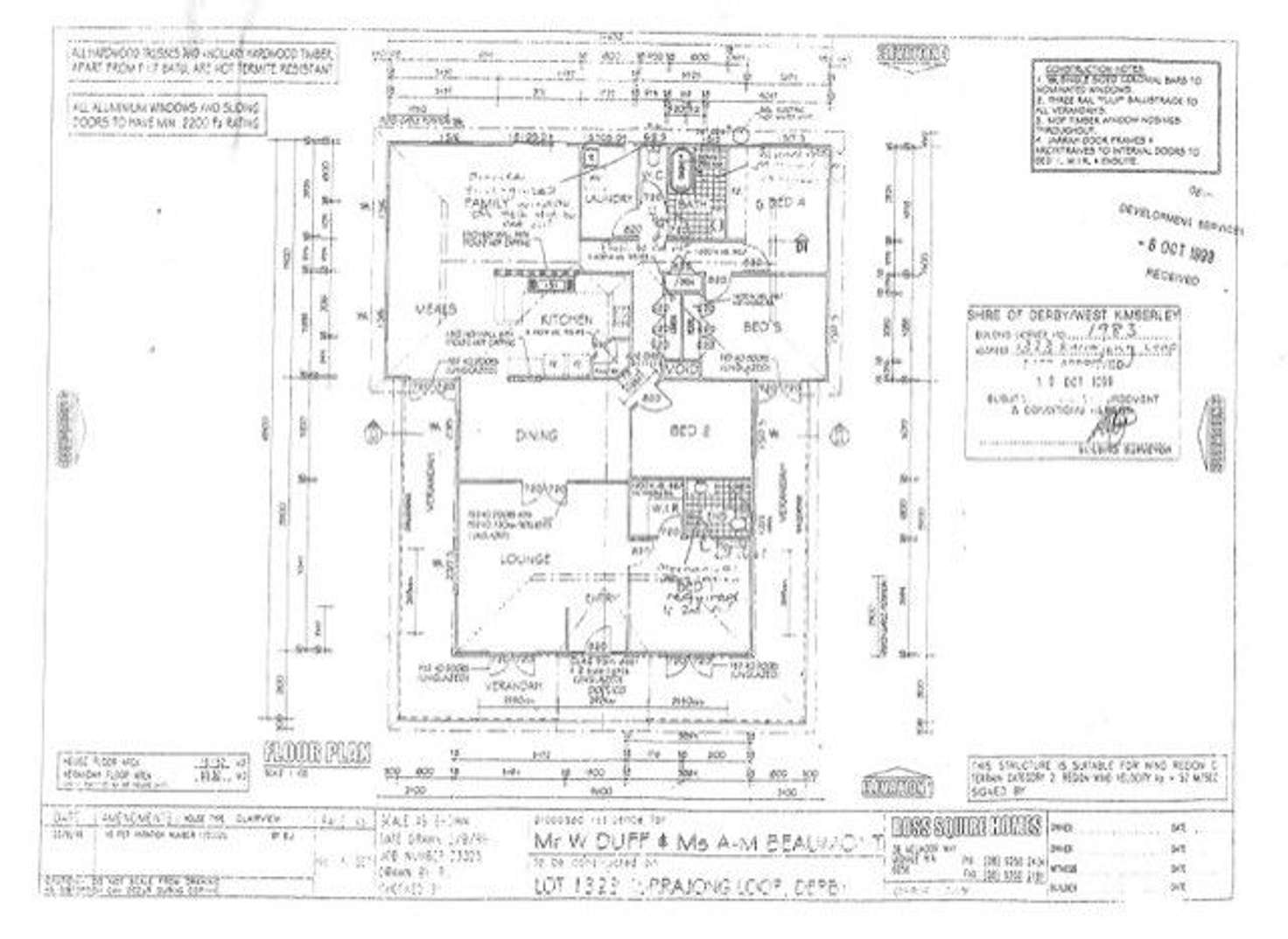 Floorplan of Homely house listing, 10 Kurrajong Loop, Derby WA 6728