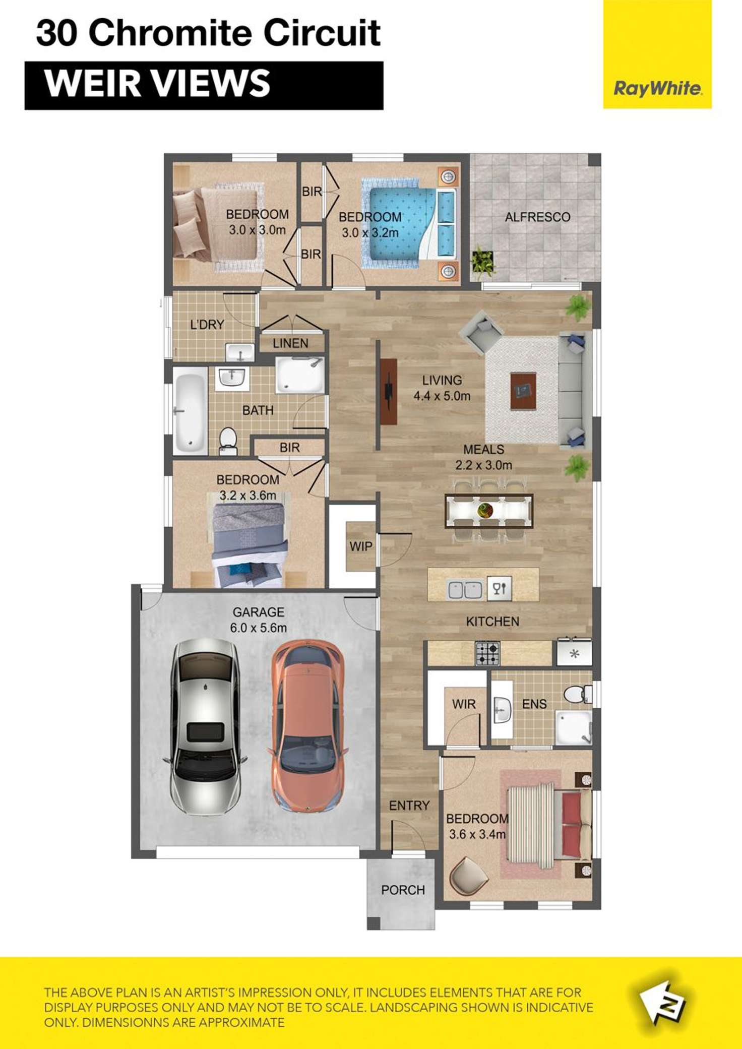 Floorplan of Homely house listing, 30 Chromite Circuit, Weir Views VIC 3338