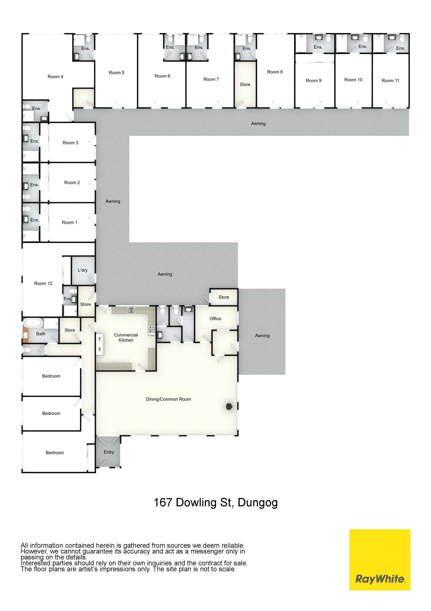 Floorplan of Homely other listing, 167 Dowling Street, Dungog NSW 2420