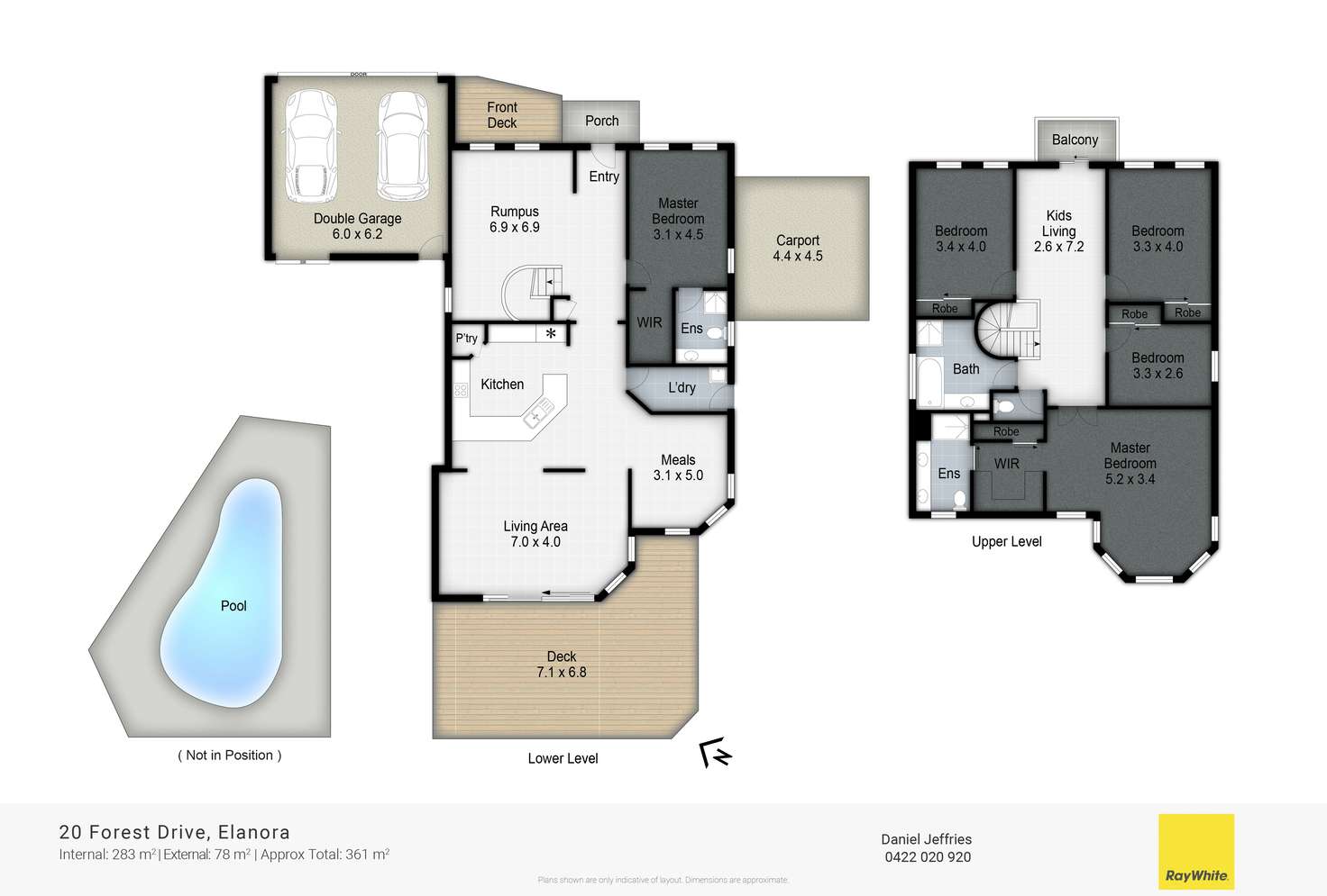 Floorplan of Homely house listing, 20 Forest Drive, Elanora QLD 4221