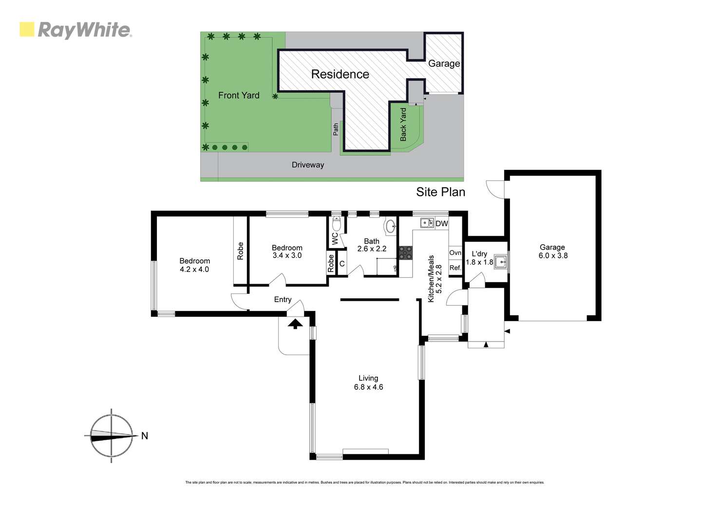 Floorplan of Homely townhouse listing, 1/1091 North Road, Hughesdale VIC 3166