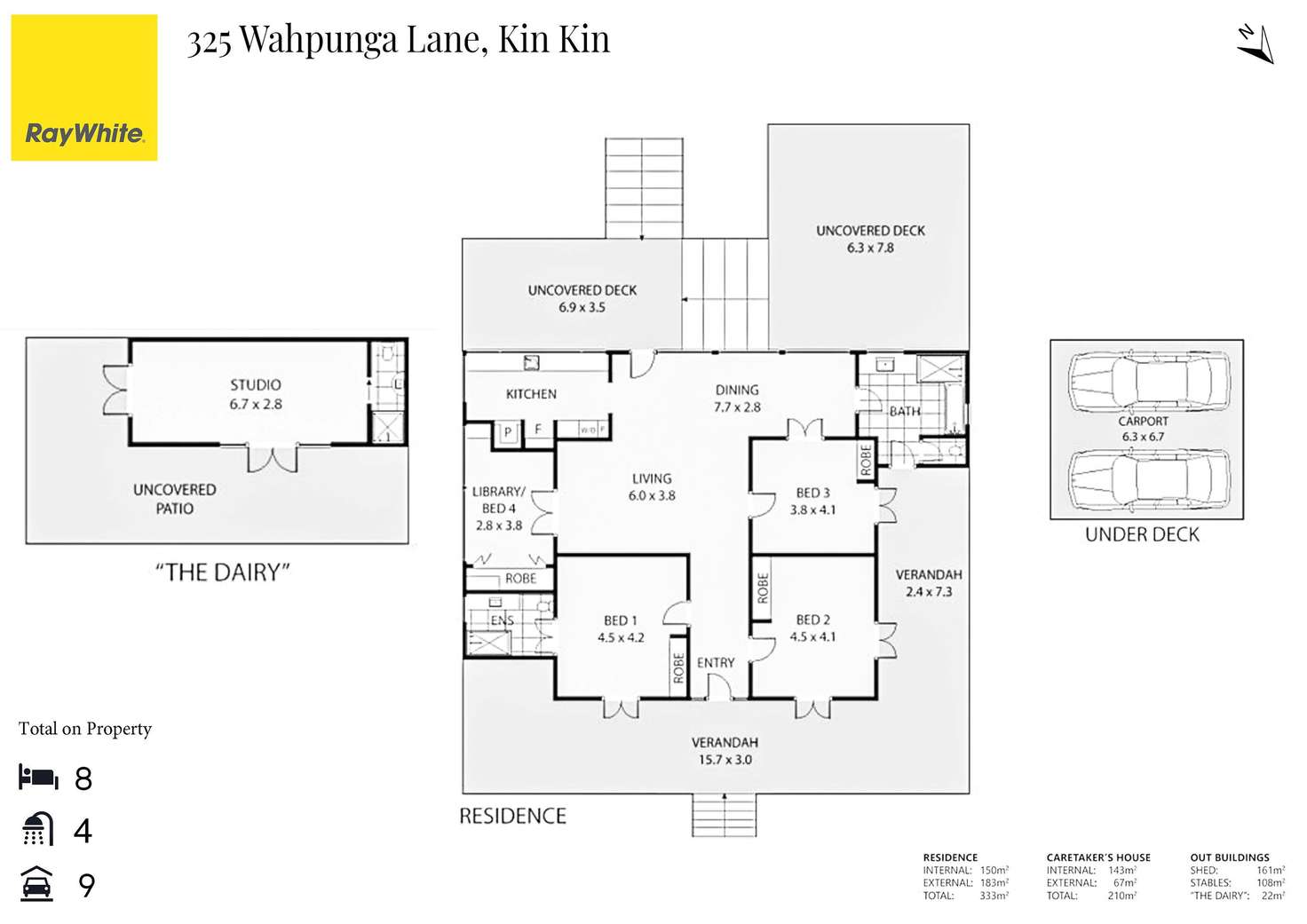 Floorplan of Homely house listing, 325 Wahpunga Lane, Kin Kin QLD 4571