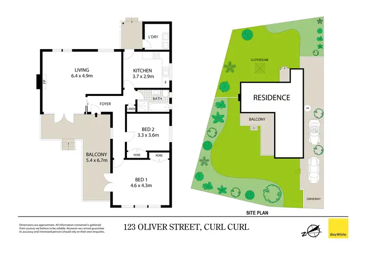 Floorplan of Homely house listing, 123 Oliver Street, Curl Curl NSW 2096