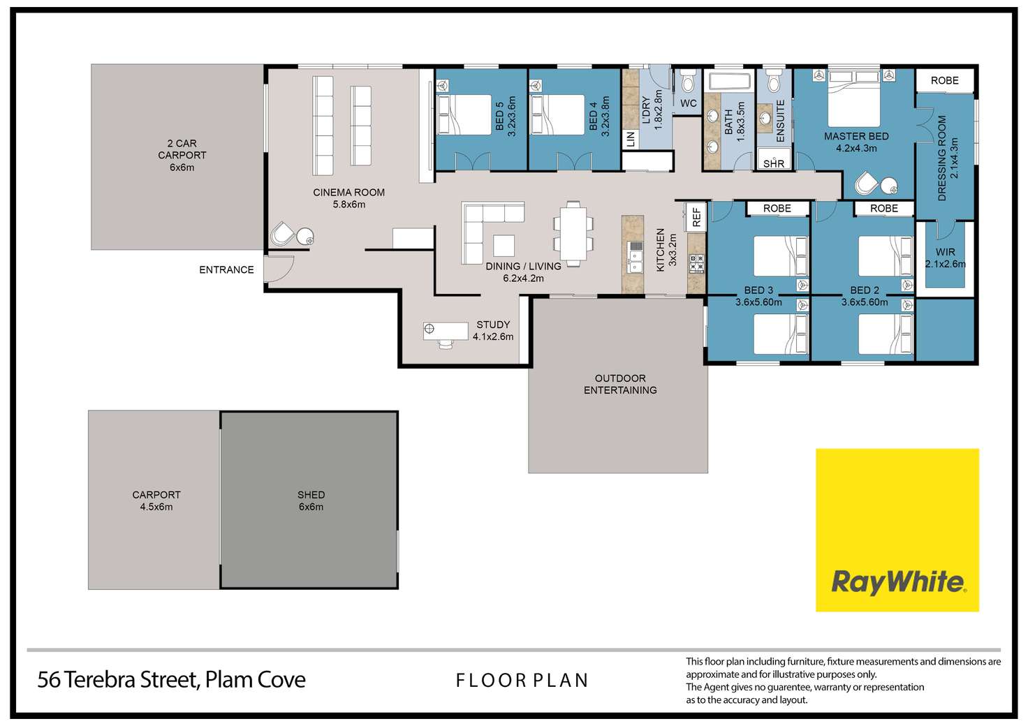 Floorplan of Homely house listing, 56 Terebra Street, Palm Cove QLD 4879
