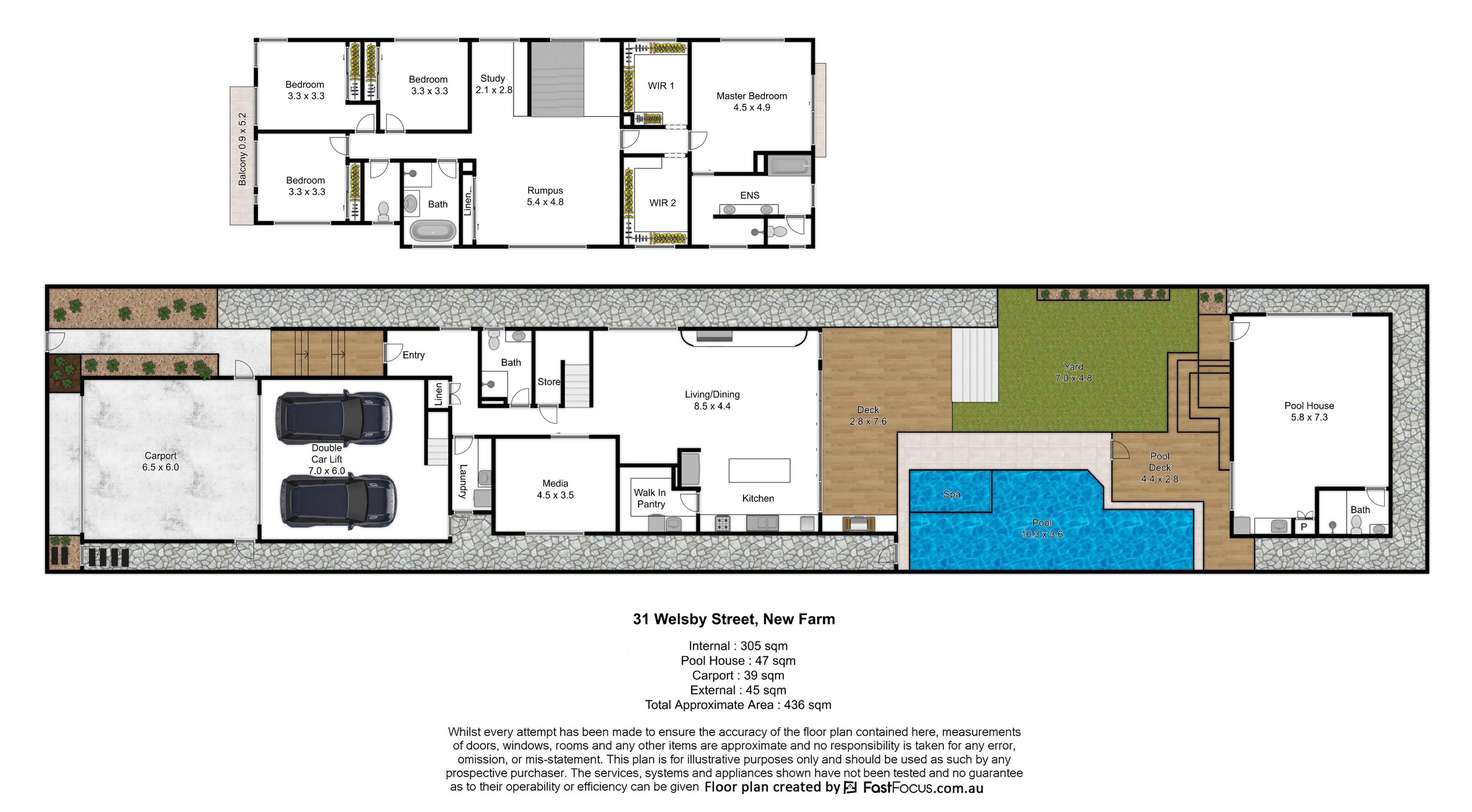 Floorplan of Homely house listing, 31 Welsby Street, New Farm QLD 4005