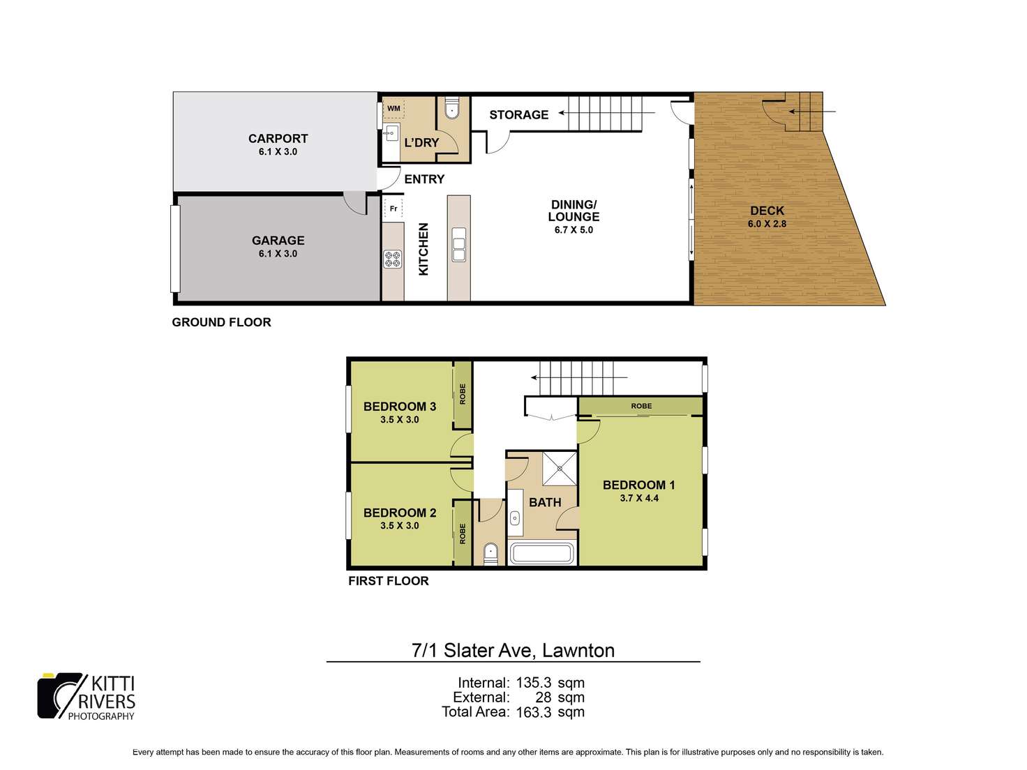 Floorplan of Homely townhouse listing, 7/1 Slater Avenue, Lawnton QLD 4501