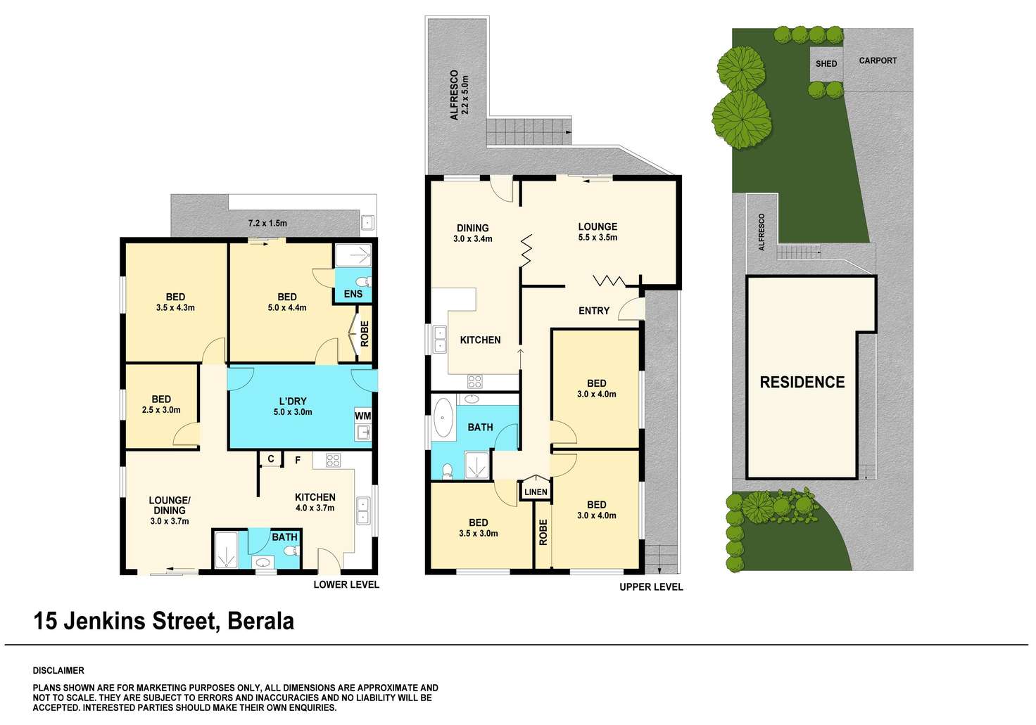 Floorplan of Homely house listing, 15 Jenkins Street, Berala NSW 2141