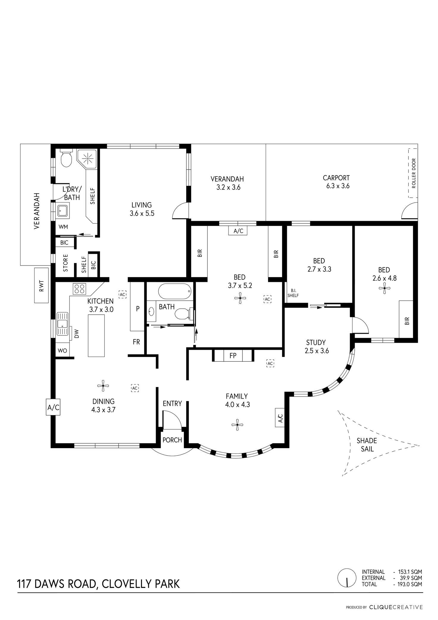 Floorplan of Homely house listing, 117 Daws Road, Clovelly Park SA 5042