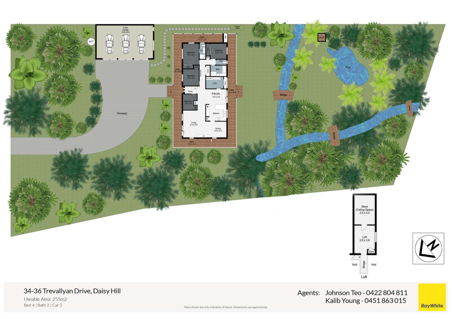 Floorplan of Homely house listing, 34-36 Trevallyan Drive, Daisy Hill QLD 4127