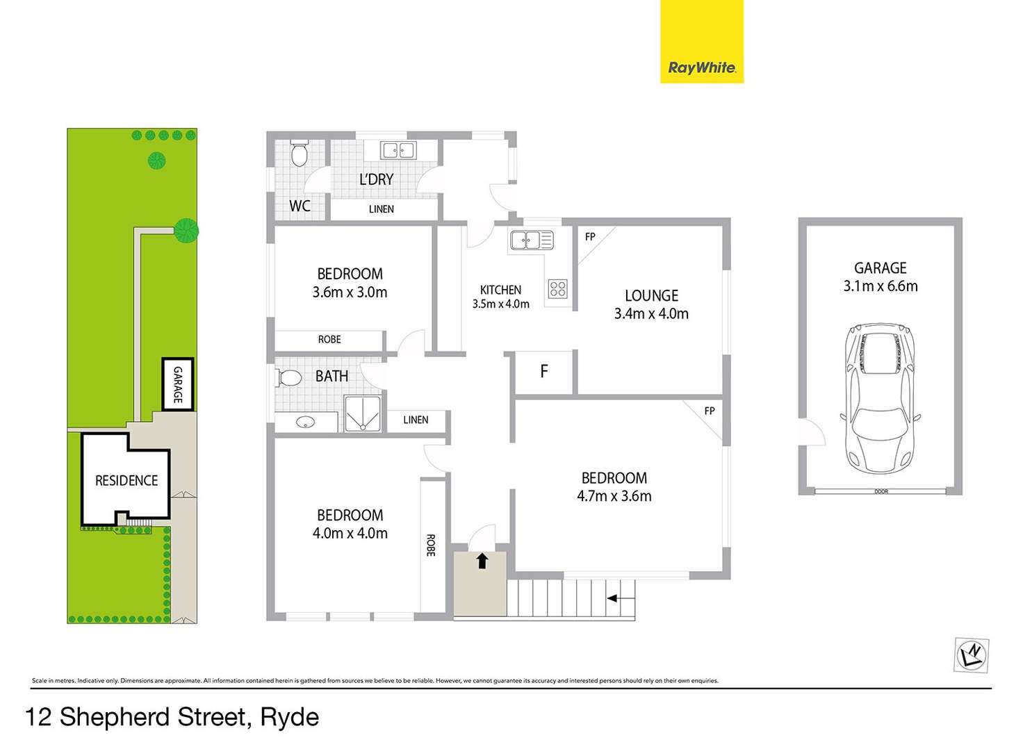 Floorplan of Homely house listing, 12 Shepherd Street, Ryde NSW 2112