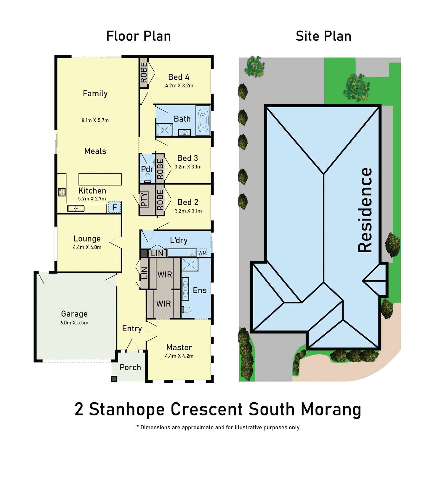 Floorplan of Homely house listing, 2 Stanhope Crescent, South Morang VIC 3752