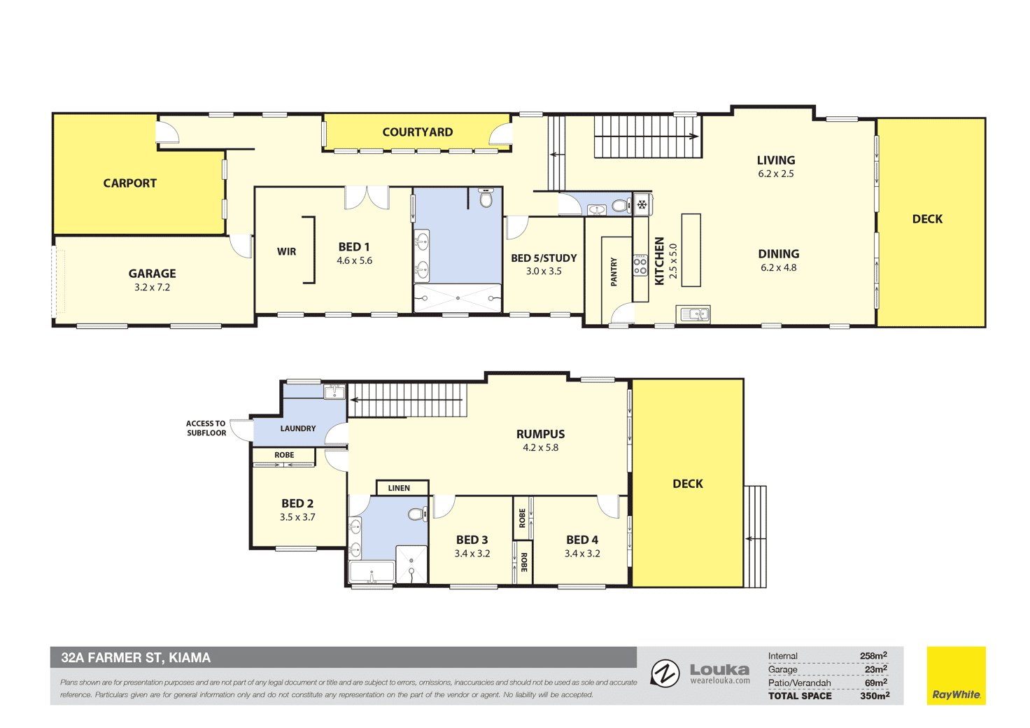 Floorplan of Homely house listing, 32A Farmer Street, Kiama NSW 2533
