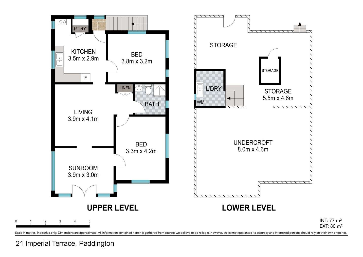 Floorplan of Homely house listing, 21 Imperial Terrace, Paddington QLD 4064