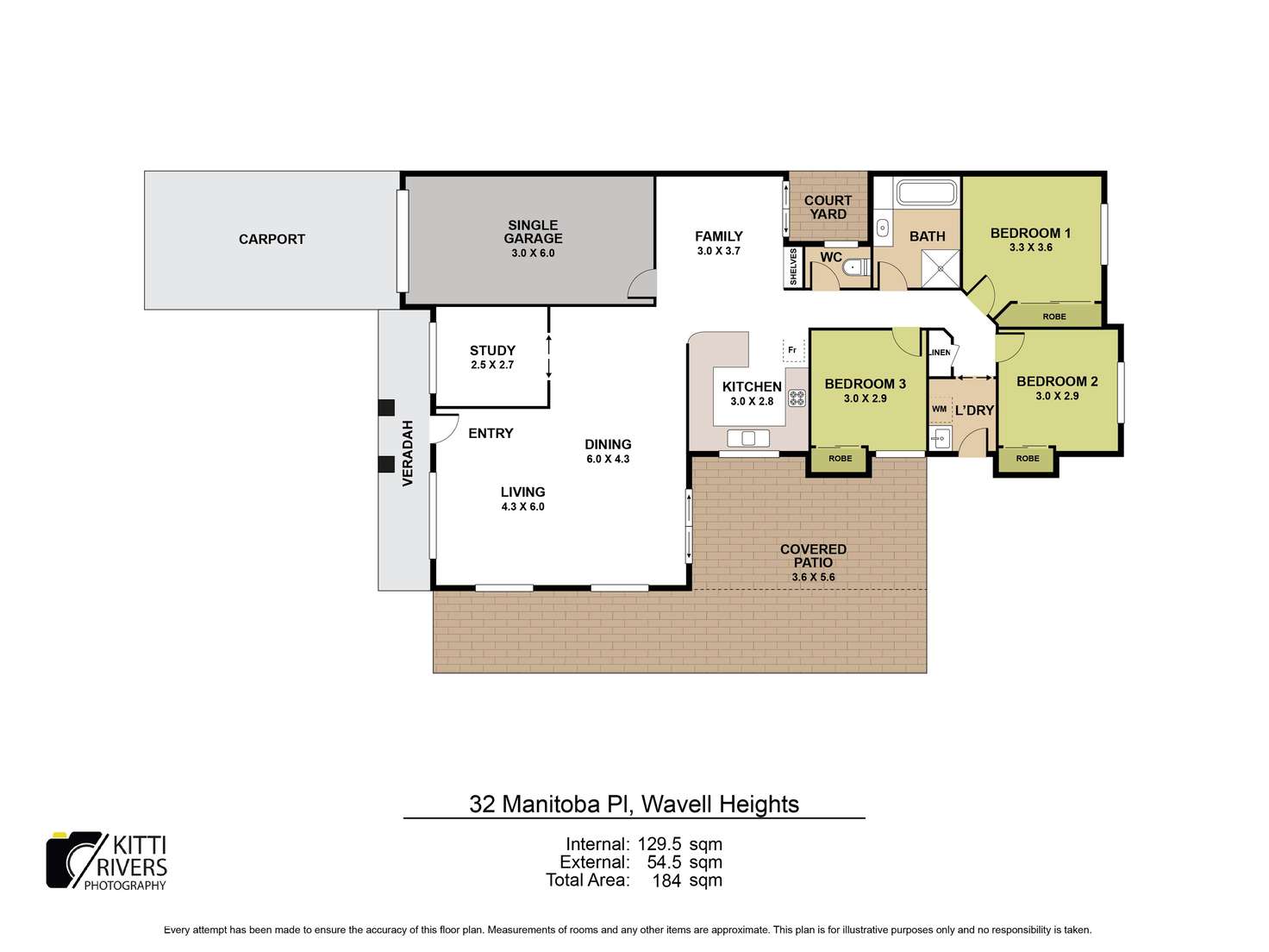 Floorplan of Homely house listing, 32 Manitoba Place, Wavell Heights QLD 4012