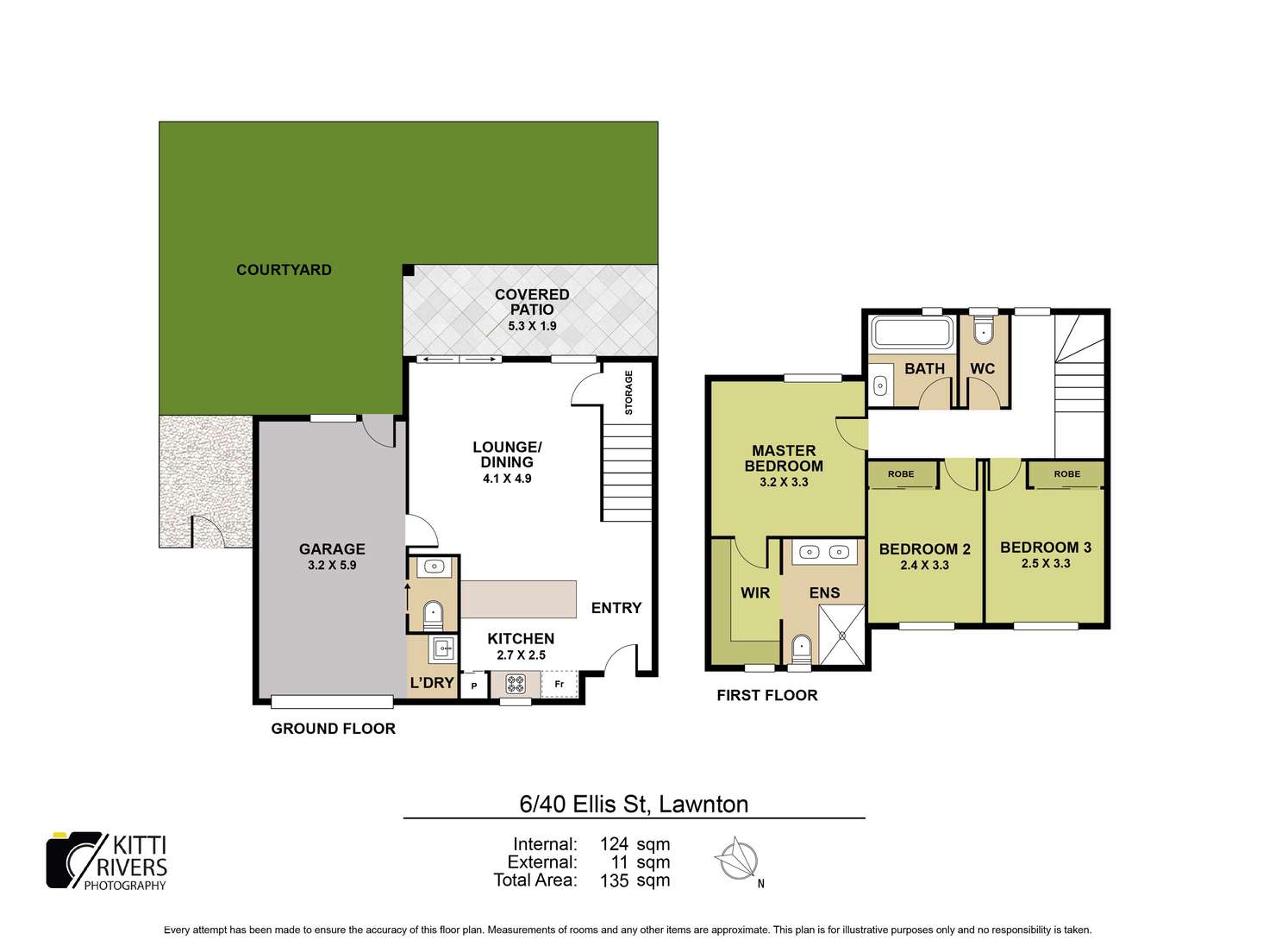 Floorplan of Homely townhouse listing, 6/40 Ellis Street, Lawnton QLD 4501
