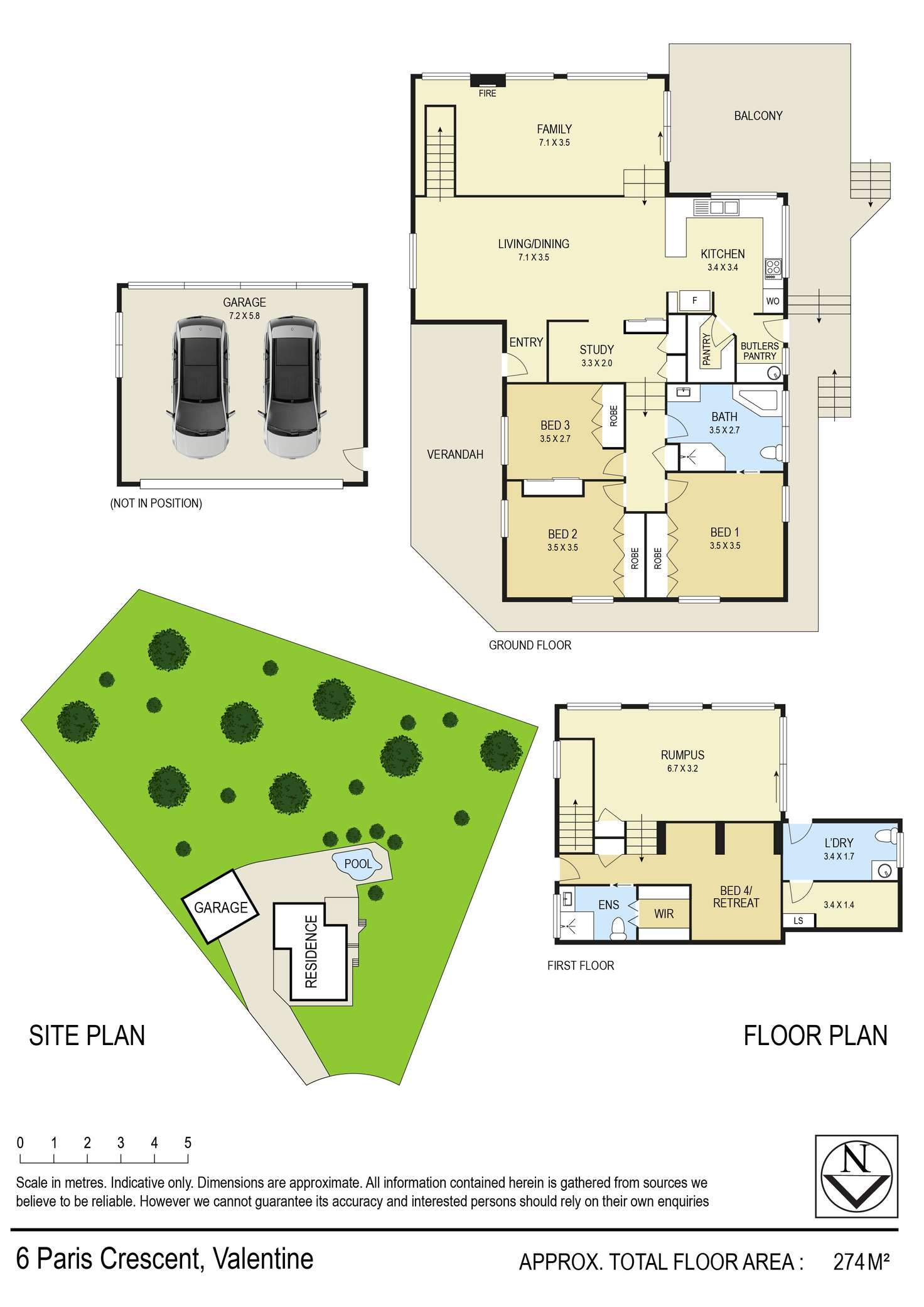 Floorplan of Homely house listing, 6 Paris Crescent, Valentine NSW 2280